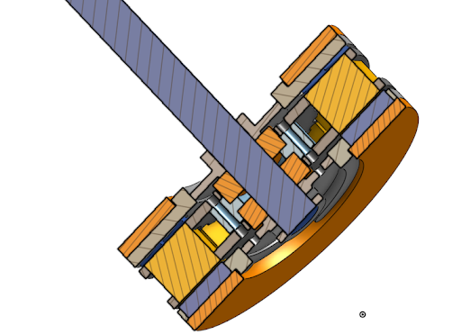 Picture of the motor in CAD (OnShape)